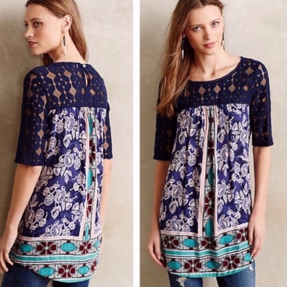 Anthropologie Tops - Akemi + Kin Anthropologie Maite Lace Tunic